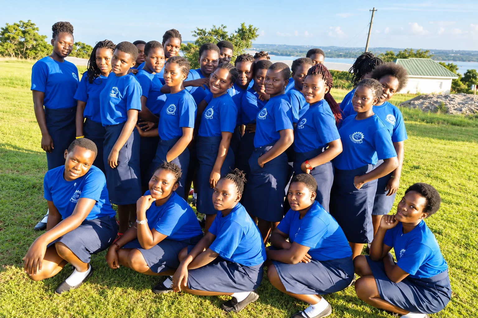 Young women of Kalaya Vocational Training Centre on Ssese Island Young women of Kalaya Vocational Training Centre on Ssese Island